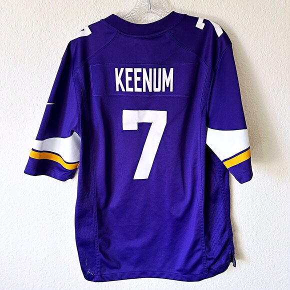 Case Keenum 2017 MINNESOTA VIKINGS Quarterback Nike On Field Jersey M Men's - Picture 2 of 5